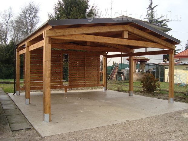 Gazebo in legno