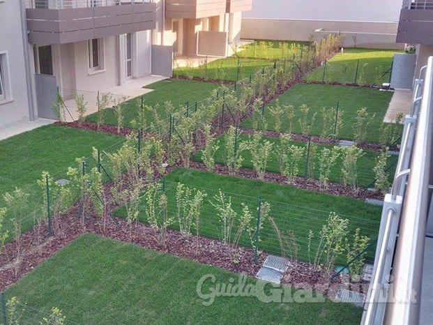 Realizzazione giardini prato a rotoli