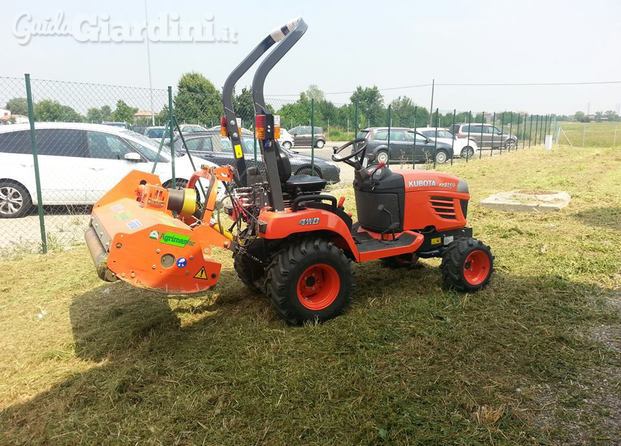 kubota con trinciaerba