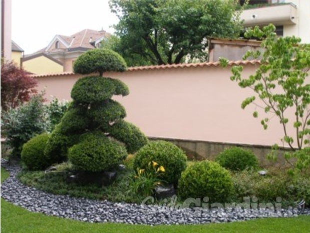 Giardino zen moderno